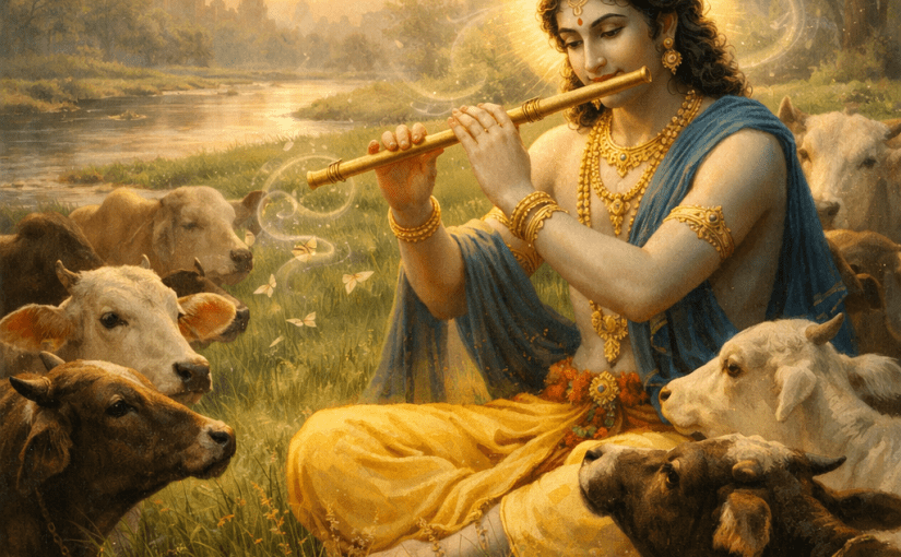 Vrindavan Within: How Cows, Prana, and Self-Awareness Open the Door to Nirvikalpa&nbsp;Dhyana