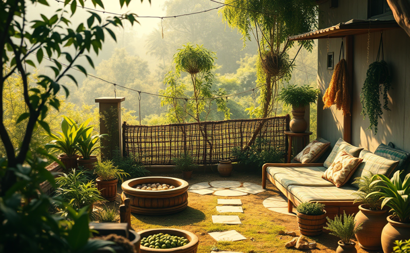 a highly detailed, high-resolution image that represents the essence of प्रेमयोगी वज्र's literary works. The image should feature a serene and tranquil setting, symbolizing themes of consciousness, spirituality, and sustainable living. Include subtle elements related to organic farming and the life of a yogi. Soft, warm lighting should illuminate the scene, creating a calming atmosphere. The style should blend realism with a touch of abstract to reflect the depth of human psychology and spiritual exploration. Ensure the focus is sharp, capturing intricate details that draw the viewer into the essence of the subject."